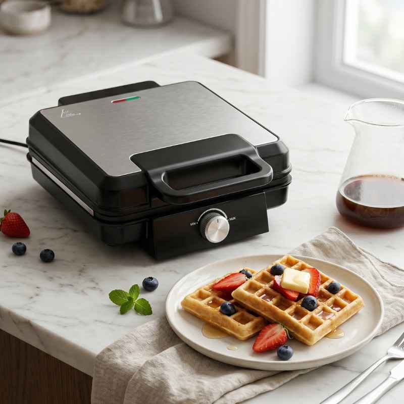 Máquina de Waffle Belga Balashov Maison 1500W